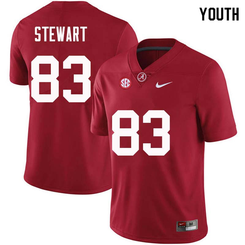Youth #83 Cam Stewart Alabama Crimson Tide College Football Jerseys Sale-Crimson